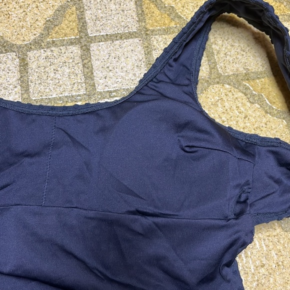 New Cupshe one piece, navy polkadot swimsuit - Picture 12 of 16